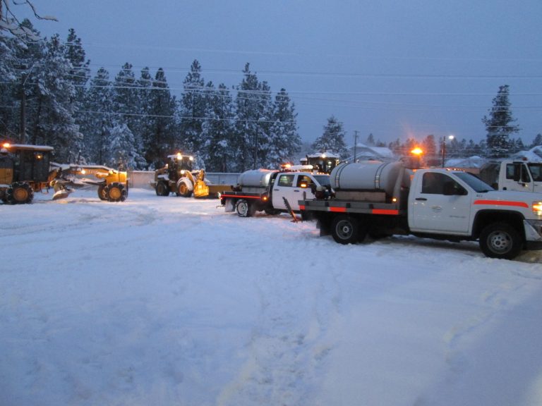 De-ice Trucks, Photo courtesy of The City of Coeur d’Alene