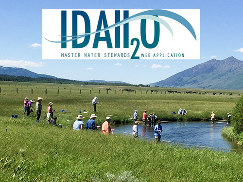IdaH2O - Water Master Stewards collecting water samples